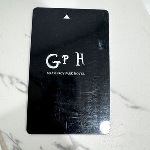 Gramercy Park Hotel Room key Black card